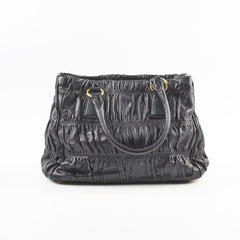 Prada Nappa Gaufre Tote Black