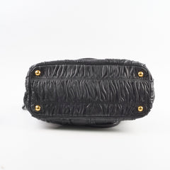 Prada Nappa Gaufre Tote Black