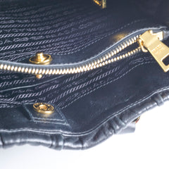 Prada Nappa Gaufre Tote Black