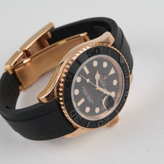 Rolex Yachtmaster 40mm Rose Gold Black Dial