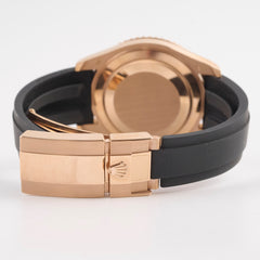 Rolex Yachtmaster 40mm Rose Gold Black Dial