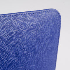 Chanel Medium COCO Handle Caviar Blue Serial 26