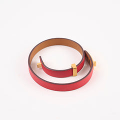 Hermes CDC Double Tour Red - X Stamp