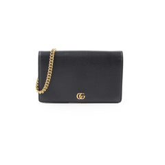Gucci GG Logo Wallet On Chain Black