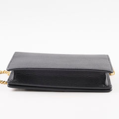 Gucci GG Logo Wallet On Chain Black