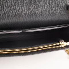 Gucci GG Logo Wallet On Chain Black