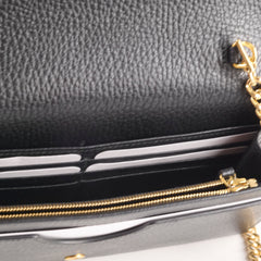 Gucci GG Logo Wallet On Chain Black