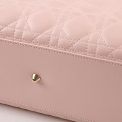Christian Dior Large Lady Dior Lambskin Pink