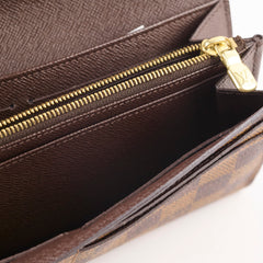 Louis Vuitton Sarah Wallet Damier Ebene