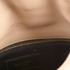 Saint Laurent Lou Puffer Mini Beige