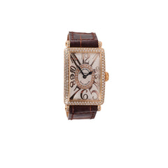 Franck Muller 26mm Long Island Rose Gold with Diamonds Ladies Watch