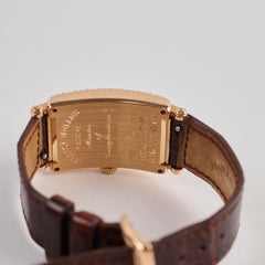 Franck Muller 26mm Long Island Rose Gold with Diamonds Ladies Watch