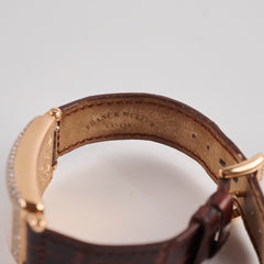 Franck Muller 26mm Long Island Rose Gold with Diamonds Ladies Watch