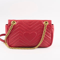 Gucci Marmont Flap Medium Red