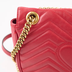 Gucci Marmont Flap Medium Red