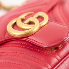 Gucci Marmont Flap Medium Red