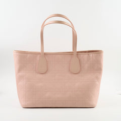 Christian Dior Coated Canvas Tote Light Pink