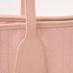 Christian Dior Coated Canvas Tote Light Pink
