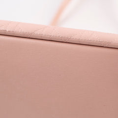 Christian Dior Coated Canvas Tote Light Pink