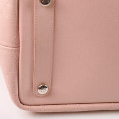 Christian Dior Coated Canvas Tote Light Pink