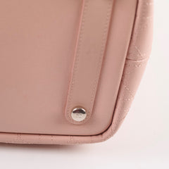 Christian Dior Coated Canvas Tote Light Pink