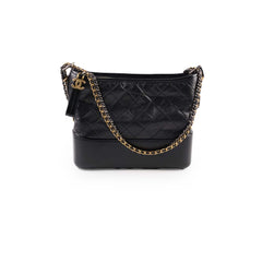 Chanel Medium Gabrielle Bag Black Calfskin