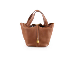 Hermes Picotin 22 Clemence Gold - Stamp Z