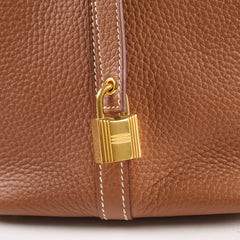 Hermes Picotin 22 Clemence Gold - Stamp Z