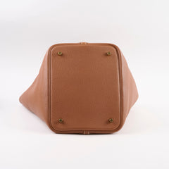 Hermes Picotin 22 Clemence Gold - Stamp Z