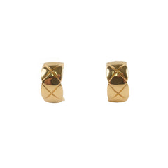 Chanel Coco Crush Earrings Yellow Gold