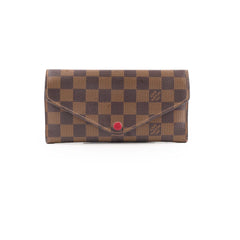 Louis Vuitton Josephine Long Wallet Damier Ebene