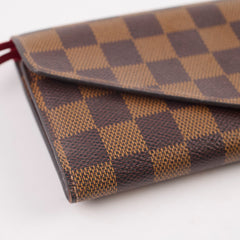 Louis Vuitton Josephine Long Wallet Damier Ebene