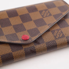 Louis Vuitton Josephine Long Wallet Damier Ebene