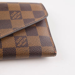 Louis Vuitton Josephine Long Wallet Damier Ebene