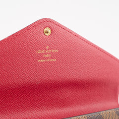 Louis Vuitton Josephine Long Wallet Damier Ebene