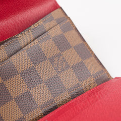 Louis Vuitton Josephine Long Wallet Damier Ebene