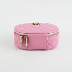 Chanel Mini Top Handle Pink