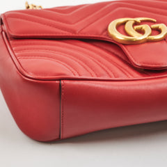 Gucci Small Marmont Red Shoulder Bag