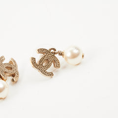 Chanel Drop Pearl Earrings