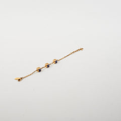 Louis Vuitton Crystal Gamble Gold Tone Bracelet