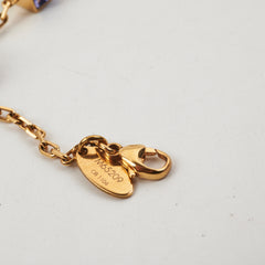 Louis Vuitton Crystal Gamble Gold Tone Bracelet