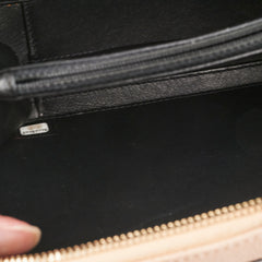 Chanel Filigree Vanity Case Beige/Black