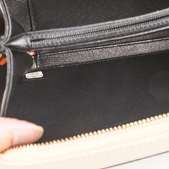 Chanel Filigree Vanity Case Beige/Black