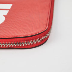 Louis Vuitton X Supreme Pouch Epi Red