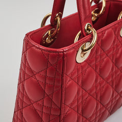 Lady Dior Small Red