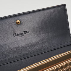 Christian Dior Champange Gold Wallet On Chain  WOC
