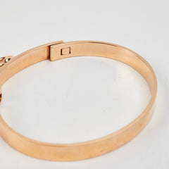 Hermes Collier De Chien Small Gold Diamond Bracelet