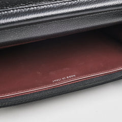 Chanel Caviar Wallet on Chain WOC Black Microchipped