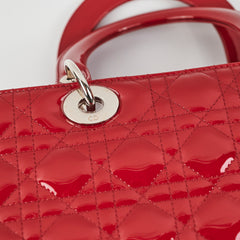 Dior Lady Dior Large Red