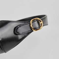 Gucci Jackie Small Black Leather Shoulder Bag